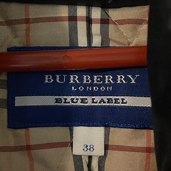 Burberry Blue Label Black Puffer Vest - Size 38 (Runs Small) - Picture 4 of 9